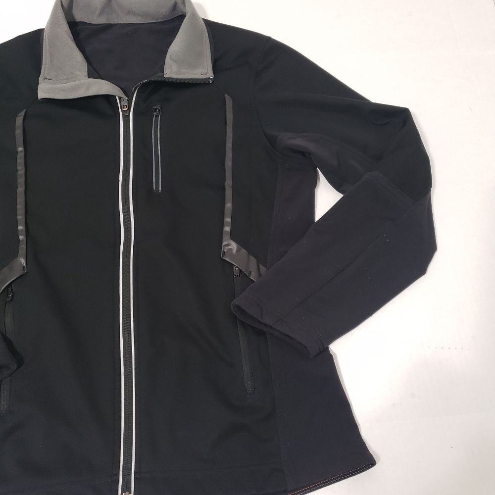 Lululemon athletica full zip Jacket Hoodie Men's sz small black - Picture 8 of 11